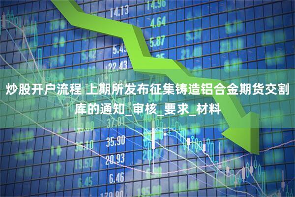炒股开户流程 上期所发布征集铸造铝合金期货交割库的通知_审核_要求_材料